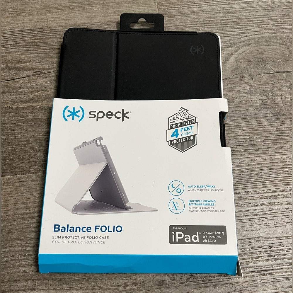 NWT Speck Balance Folio iPad Air/Air2/9.7 inch/9.7inch pro tablet case